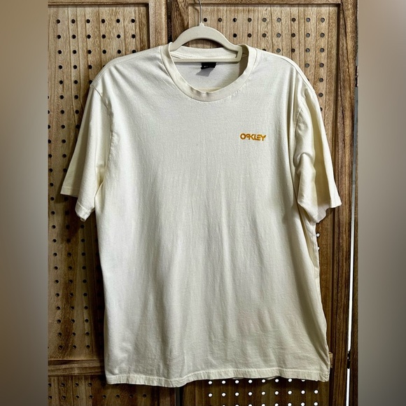 EUC Oakley SCATTERED SCREEN B1B TEE T-Shirt with Gold and Green Graphic XL - Picture 3 of 7